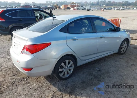 2012 Hyundai Accent Gls из США, поврежденный, VIN KMHCU4AE6CU193959